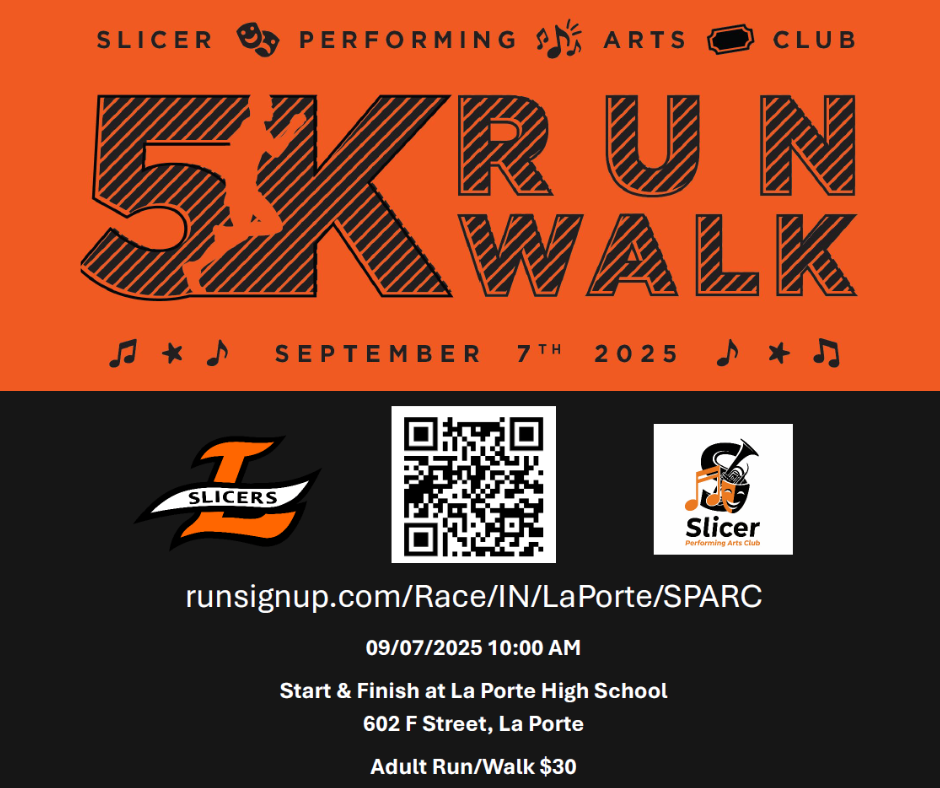 Slicer Performing Arts Club's FIRST ANNUAL 5K